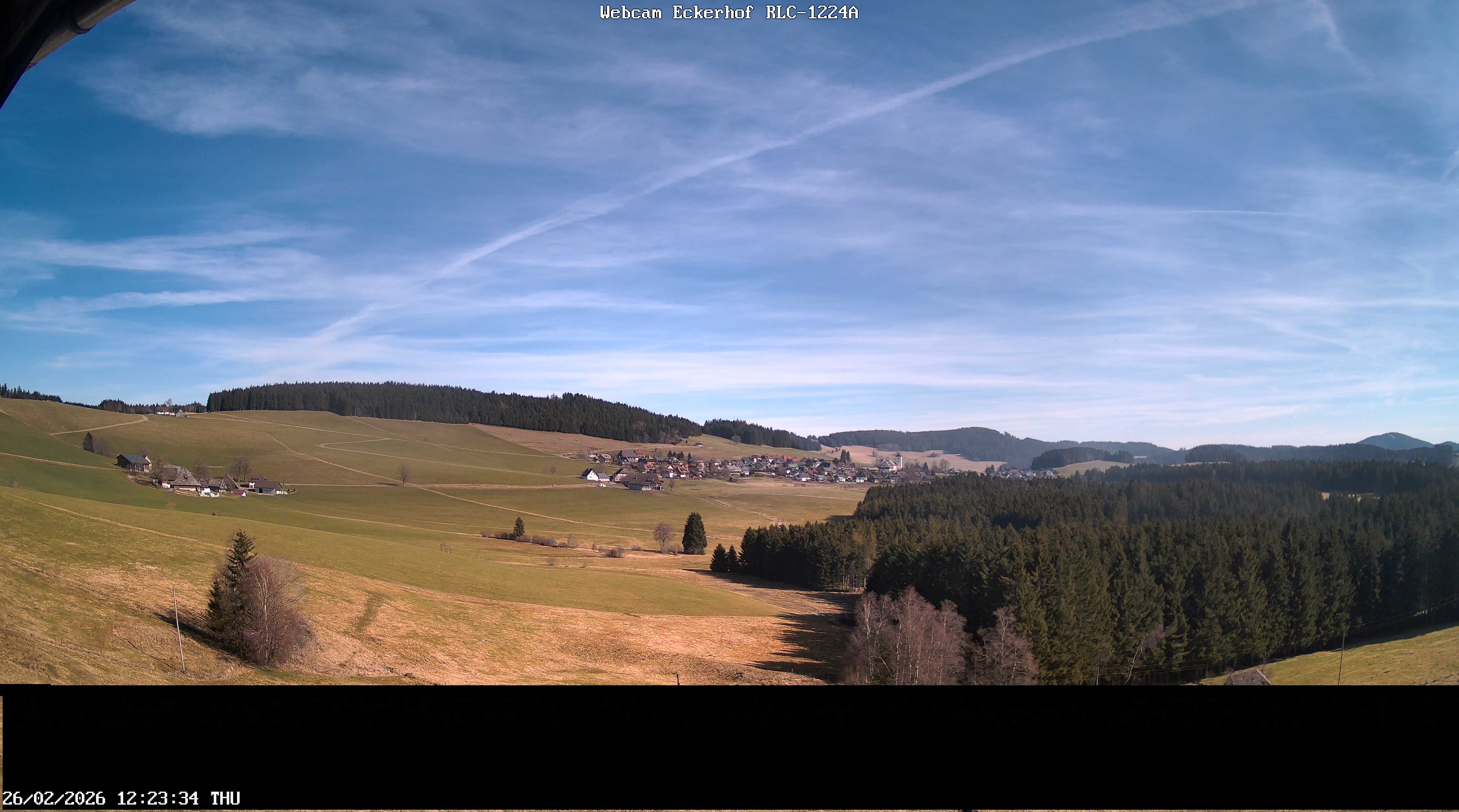 Archived image Webcam Breitnau (Black Forest)