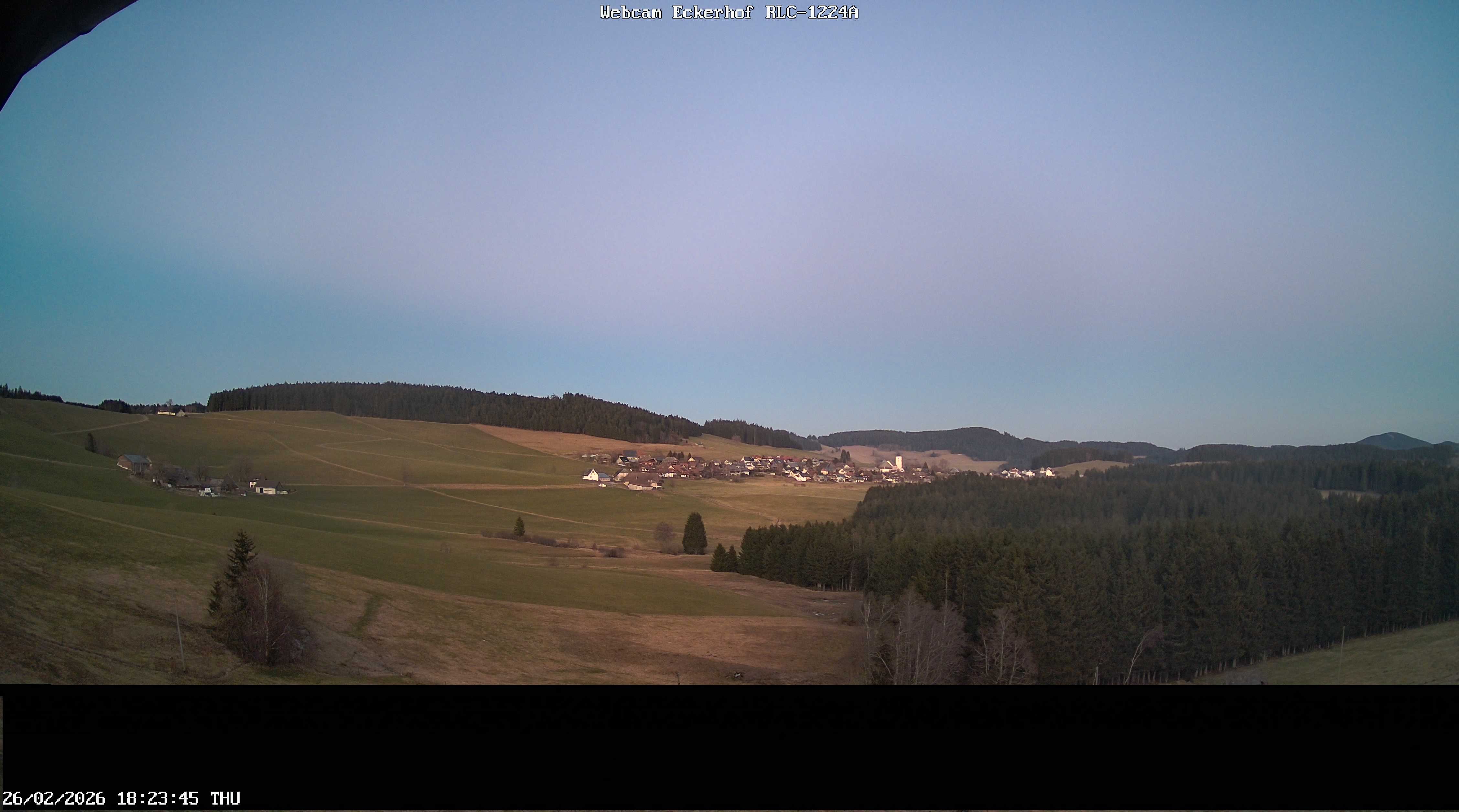 Archived image Webcam Breitnau (Black Forest)