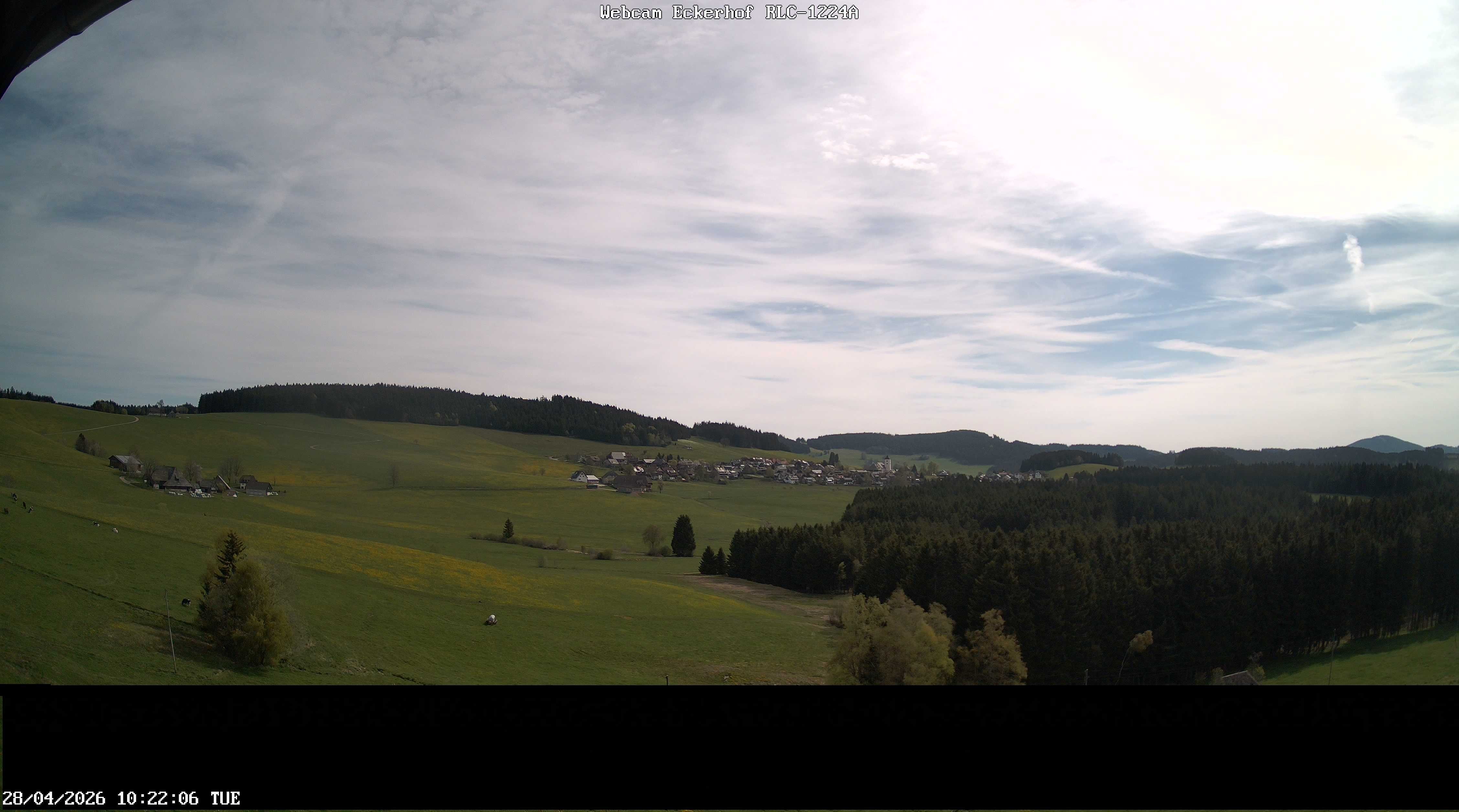 Archived image Webcam Breitnau (Black Forest)