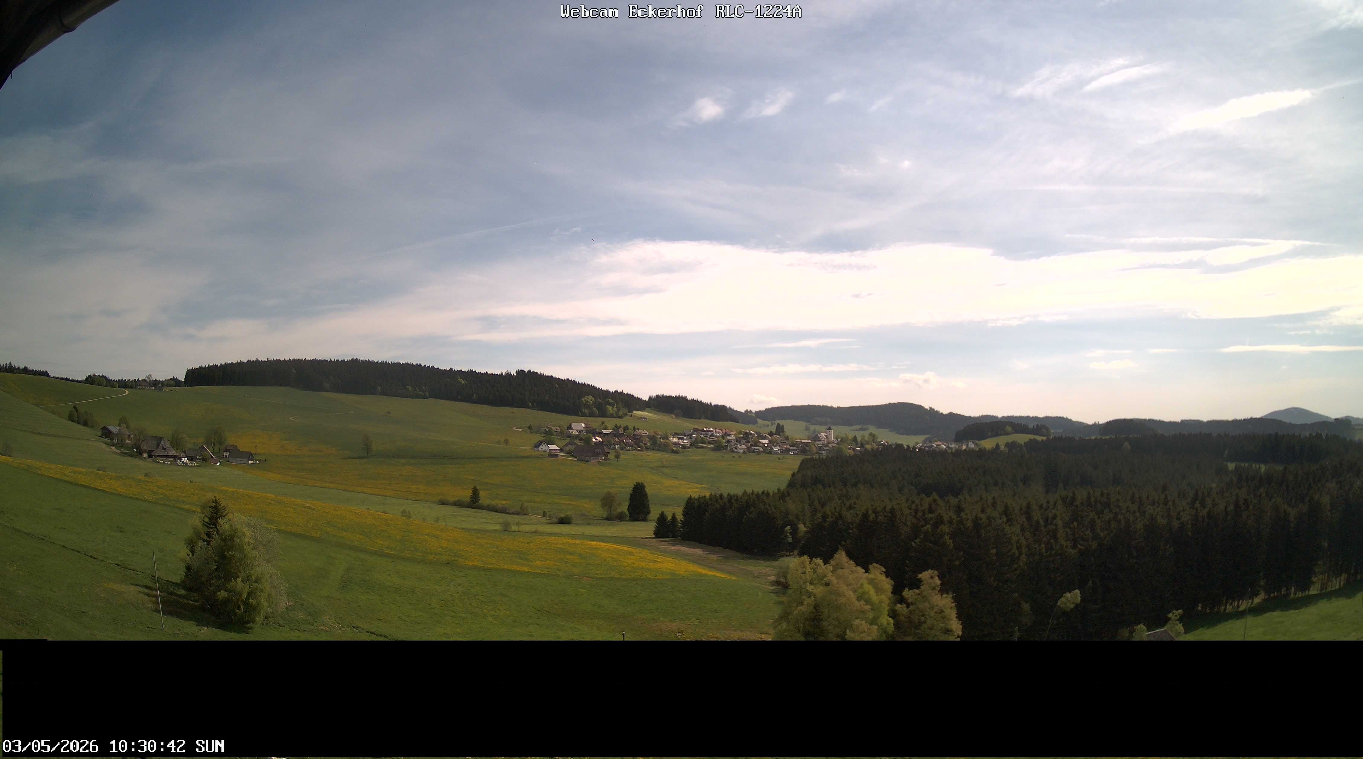 Archived image Webcam Breitnau (Black Forest)