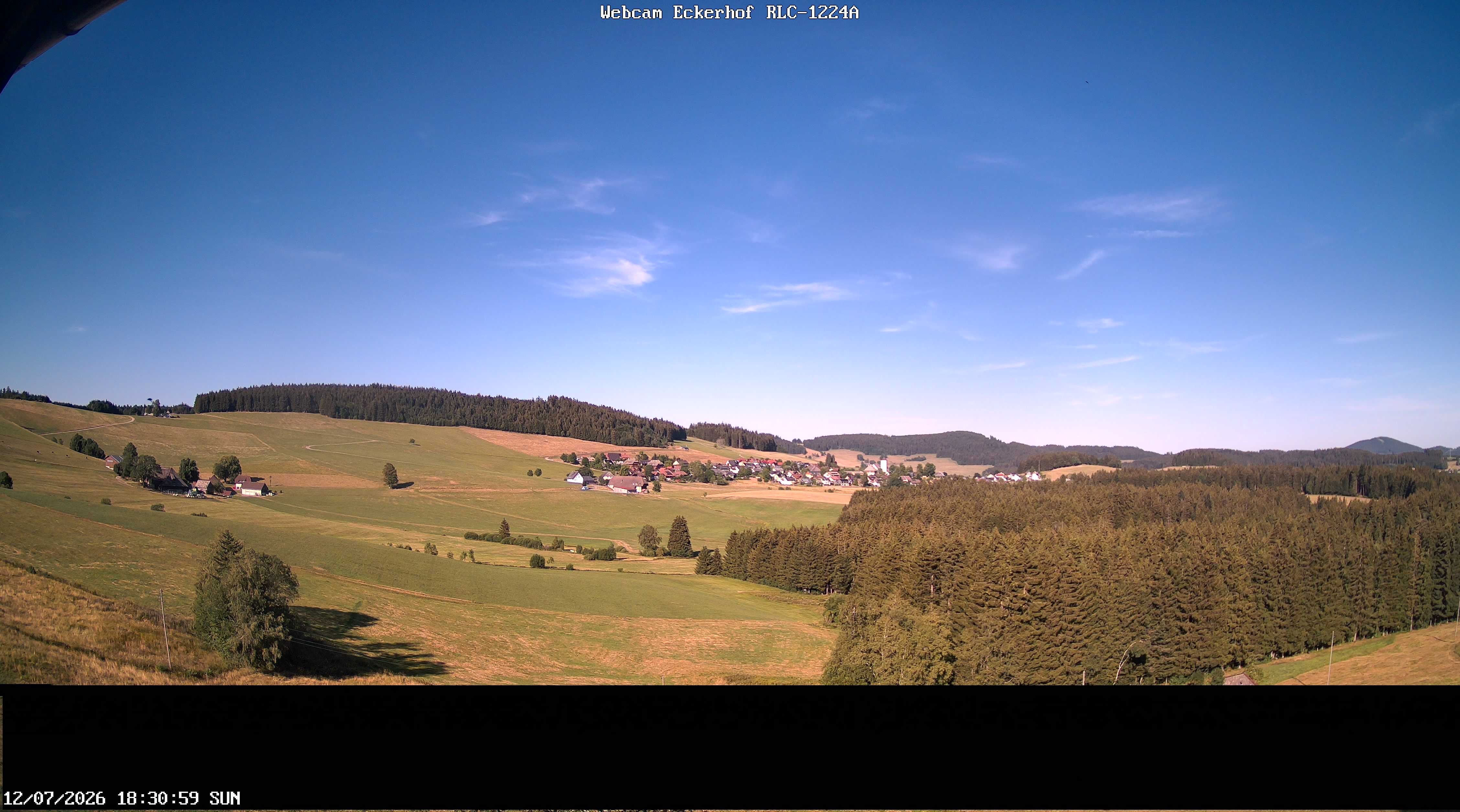 Archived image Webcam Breitnau (Black Forest)
