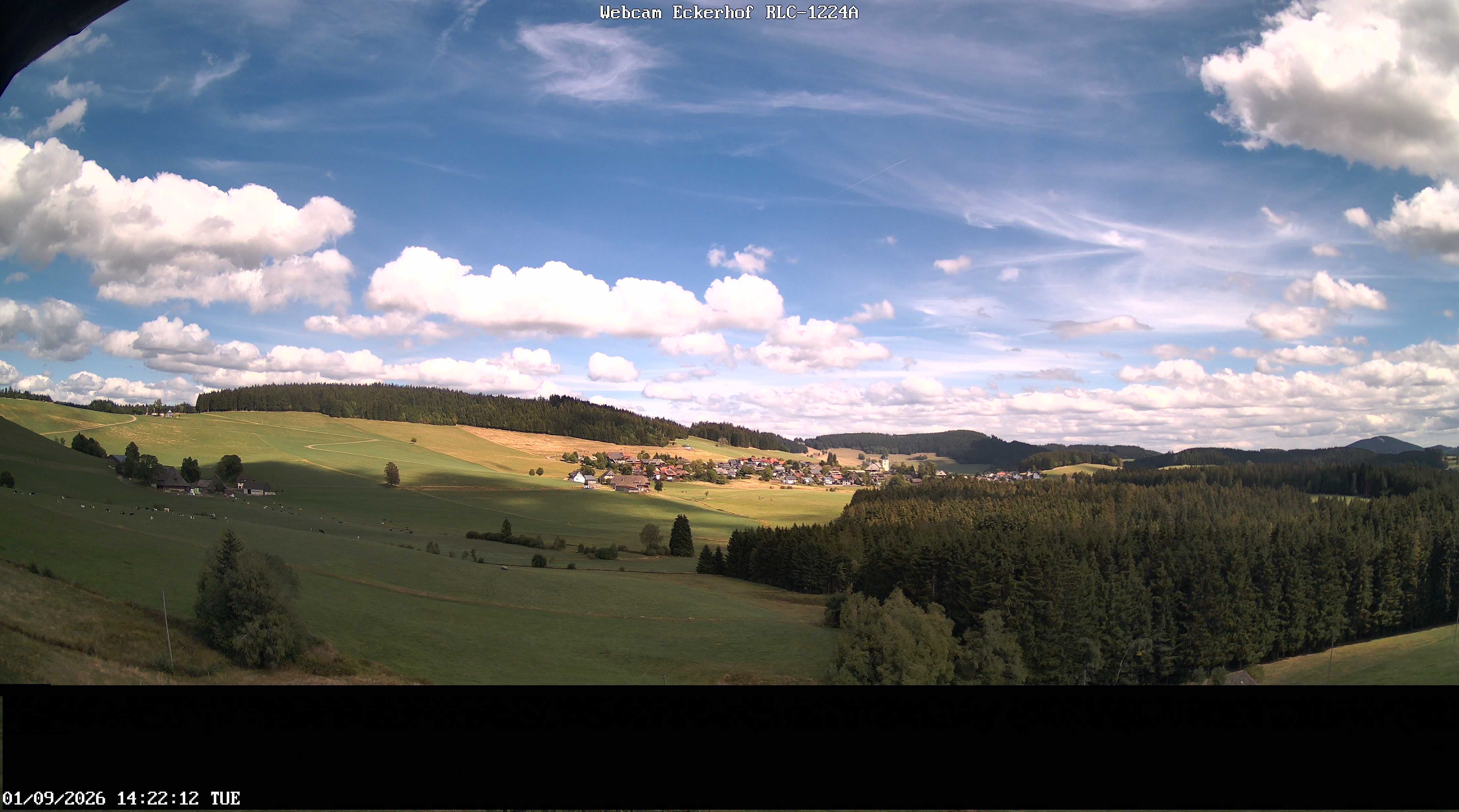 Archived image Webcam Breitnau (Black Forest)