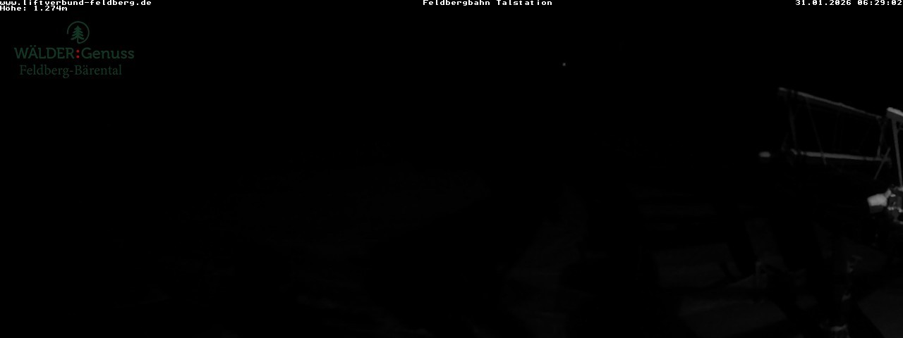 Archived image Webcam Feldberg Seebuck valley station