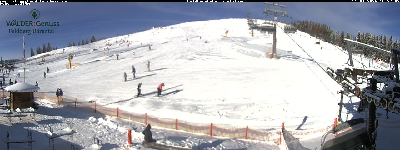 Archived image Webcam Feldberg Seebuck valley station