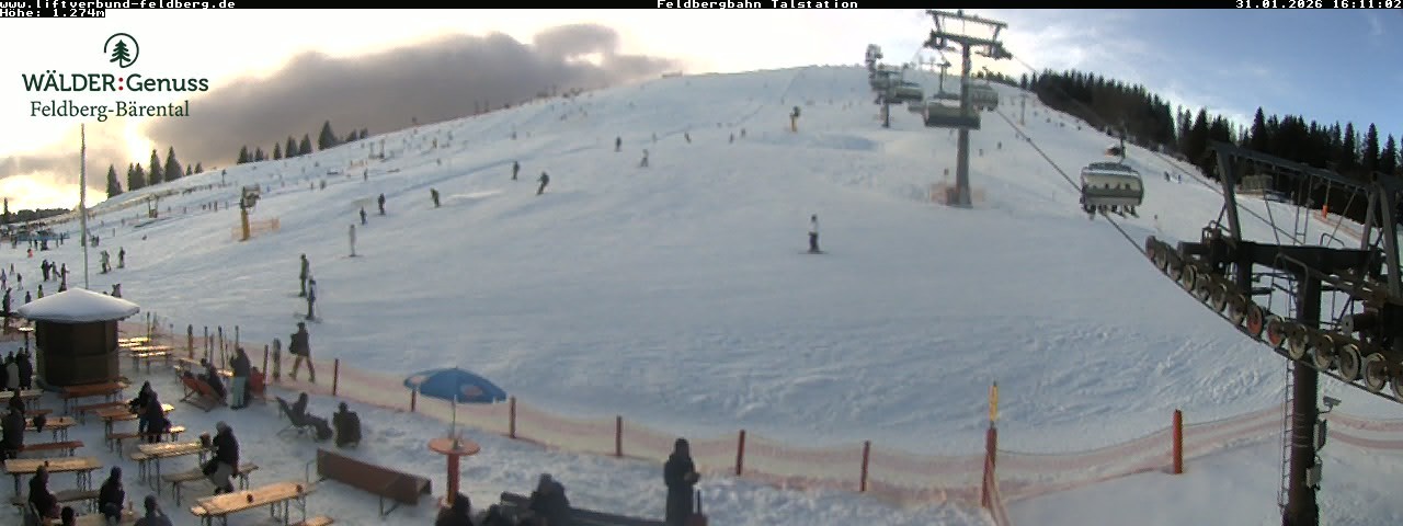 Archived image Webcam Feldberg Seebuck valley station