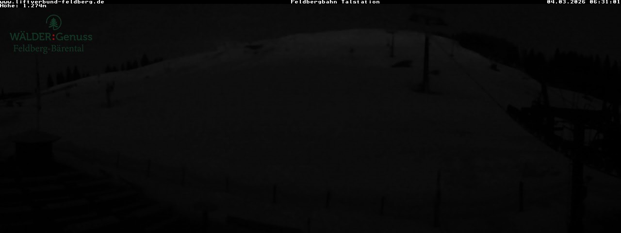Archived image Webcam Feldberg Seebuck valley station