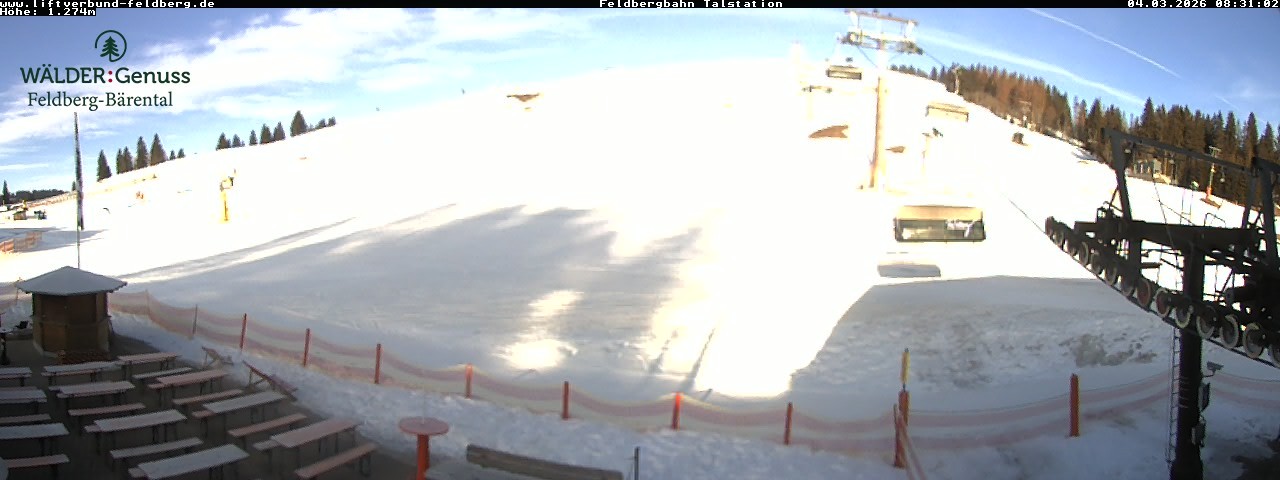 Archived image Webcam Feldberg Seebuck valley station