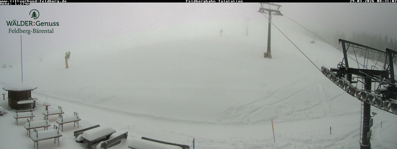 Archived image Webcam Feldberg Seebuck valley station