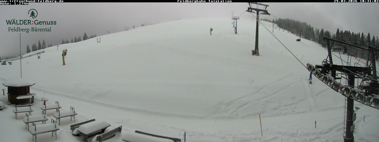 Archived image Webcam Feldberg Seebuck valley station