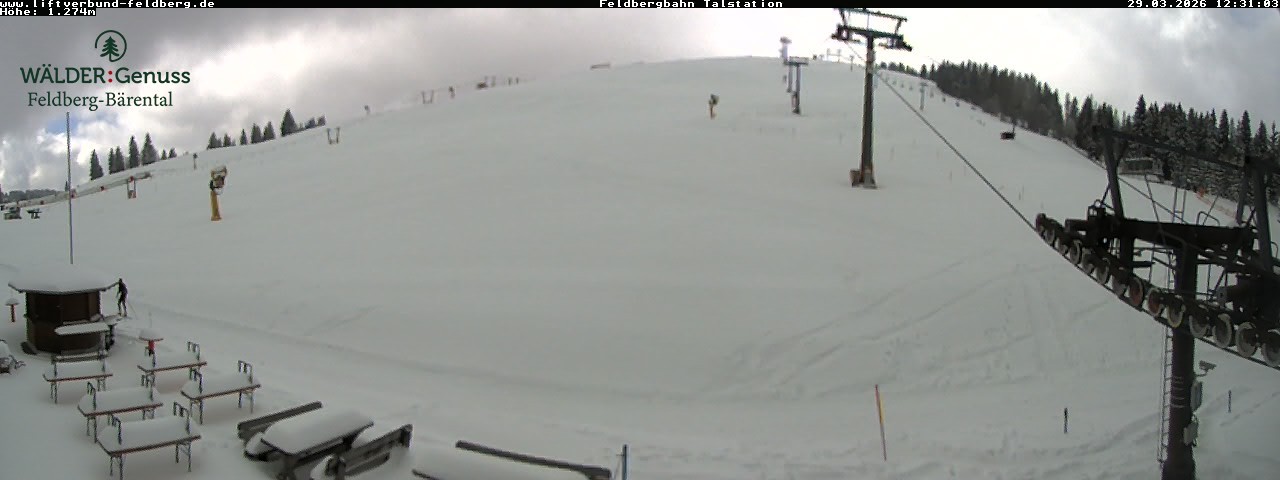 Archived image Webcam Feldberg Seebuck valley station