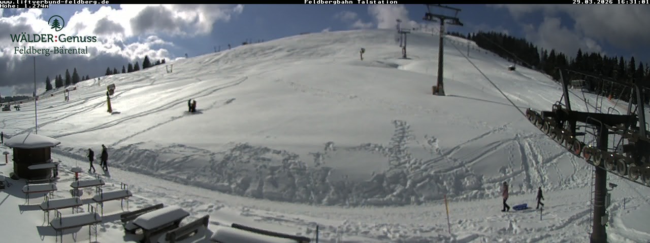 Archived image Webcam Feldberg Seebuck valley station