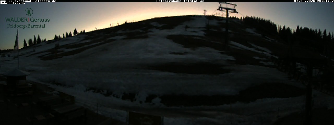 Archived image Webcam Feldberg Seebuck valley station