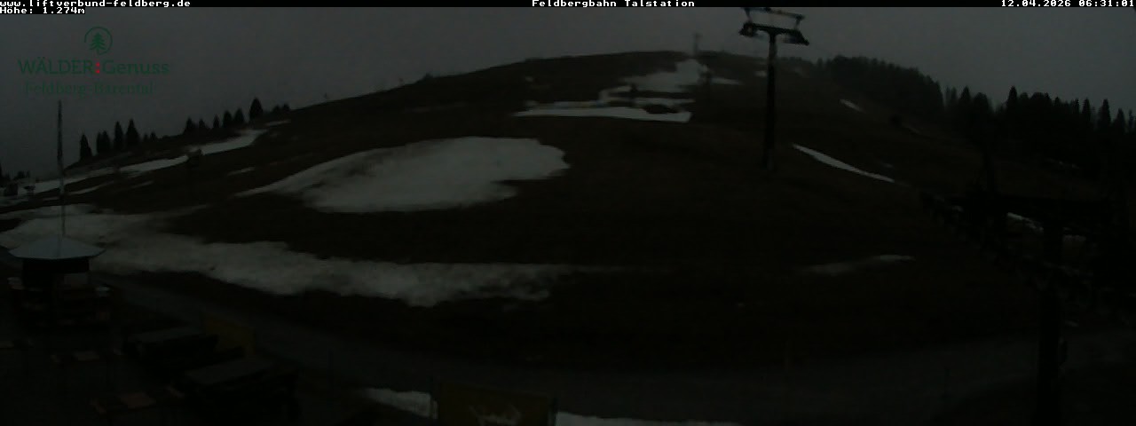 Archived image Webcam Feldberg Seebuck valley station