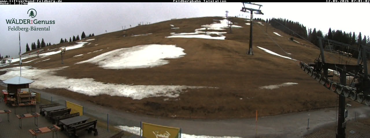 Archived image Webcam Feldberg Seebuck valley station