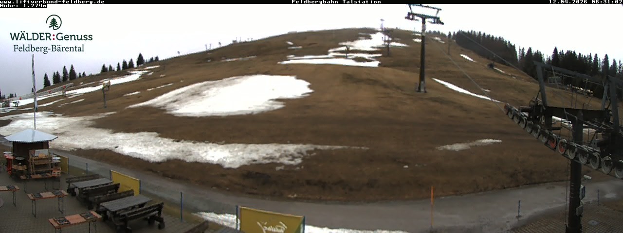Archived image Webcam Feldberg Seebuck valley station