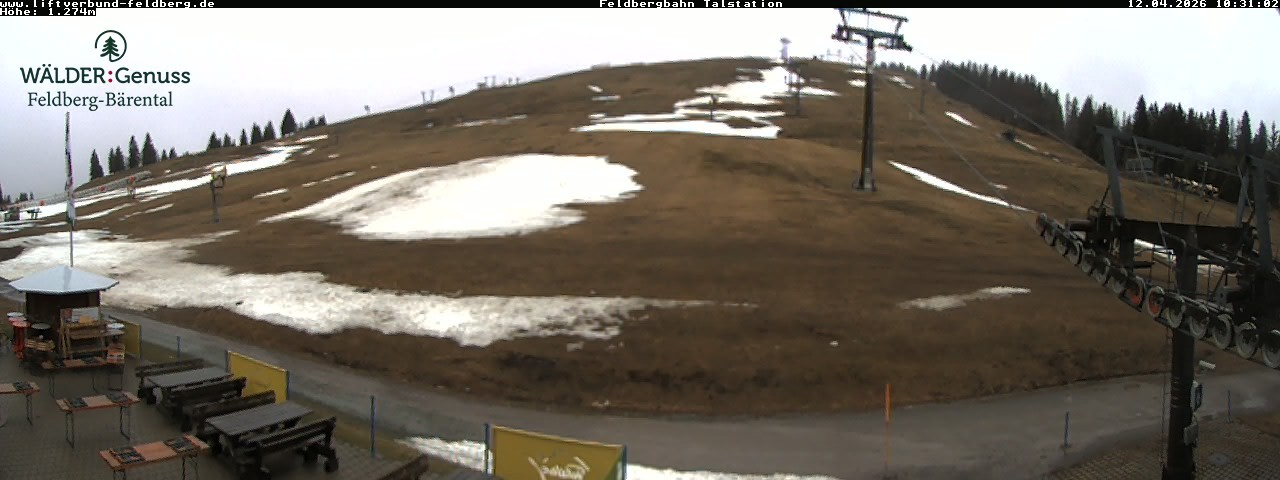 Archived image Webcam Feldberg Seebuck valley station