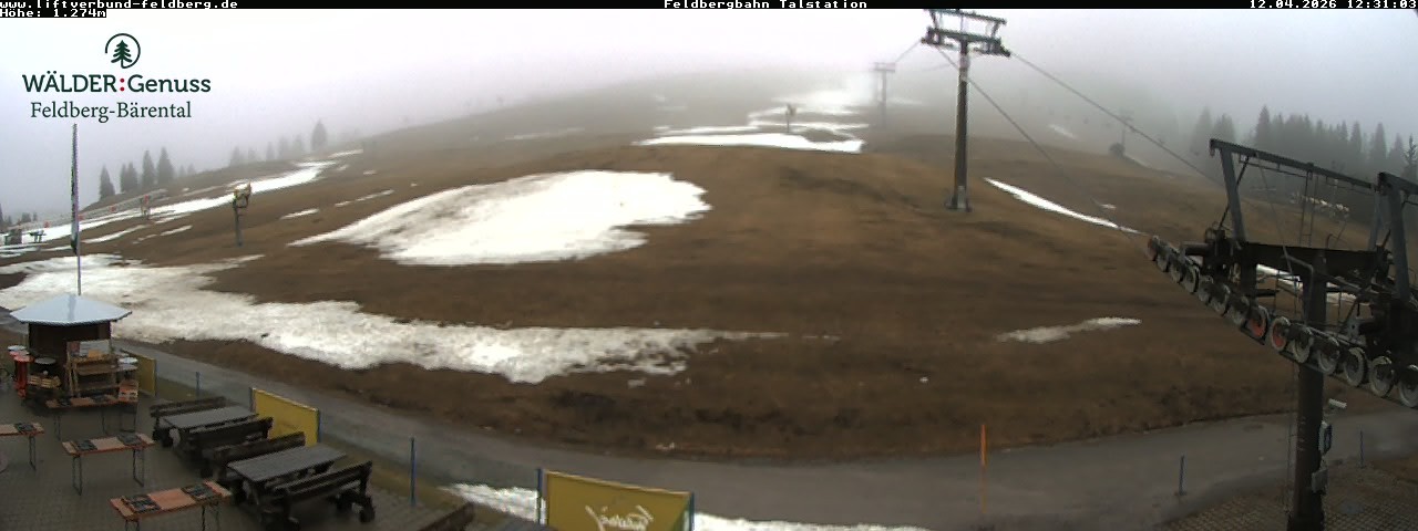 Archived image Webcam Feldberg Seebuck valley station
