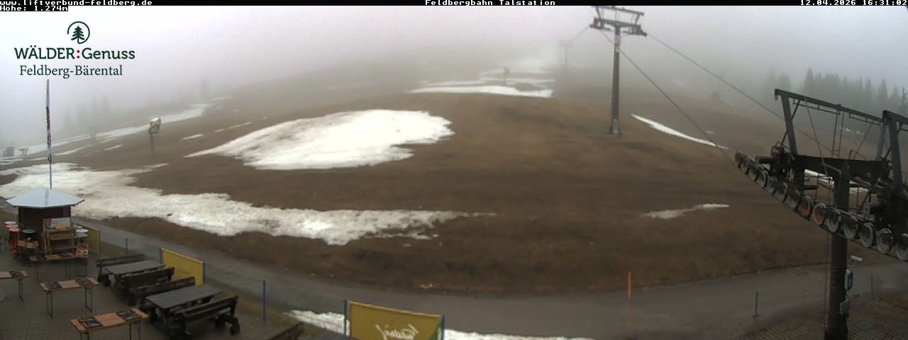 Archived image Webcam Feldberg Seebuck valley station
