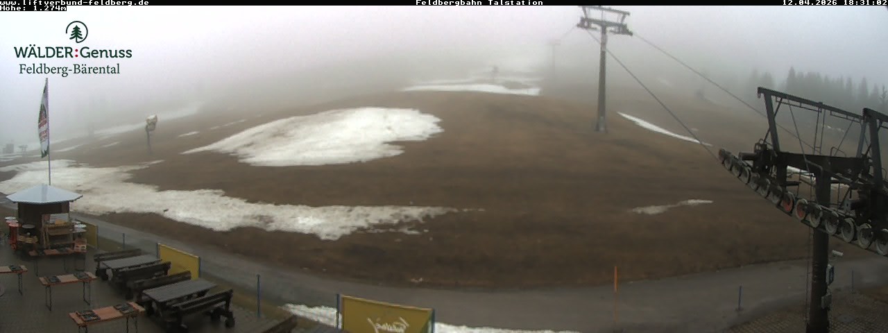 Archived image Webcam Feldberg Seebuck valley station