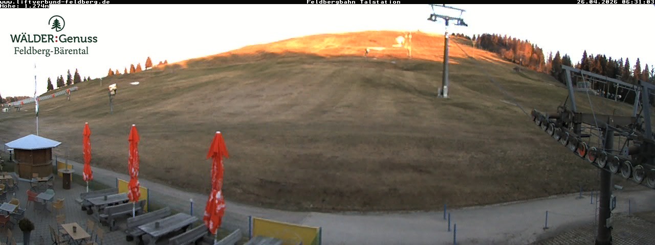 Archived image Webcam Feldberg Seebuck valley station