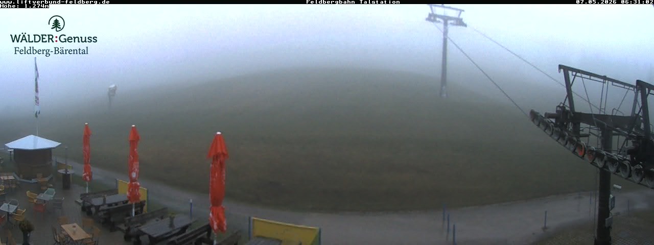 Archived image Webcam Feldberg Seebuck valley station
