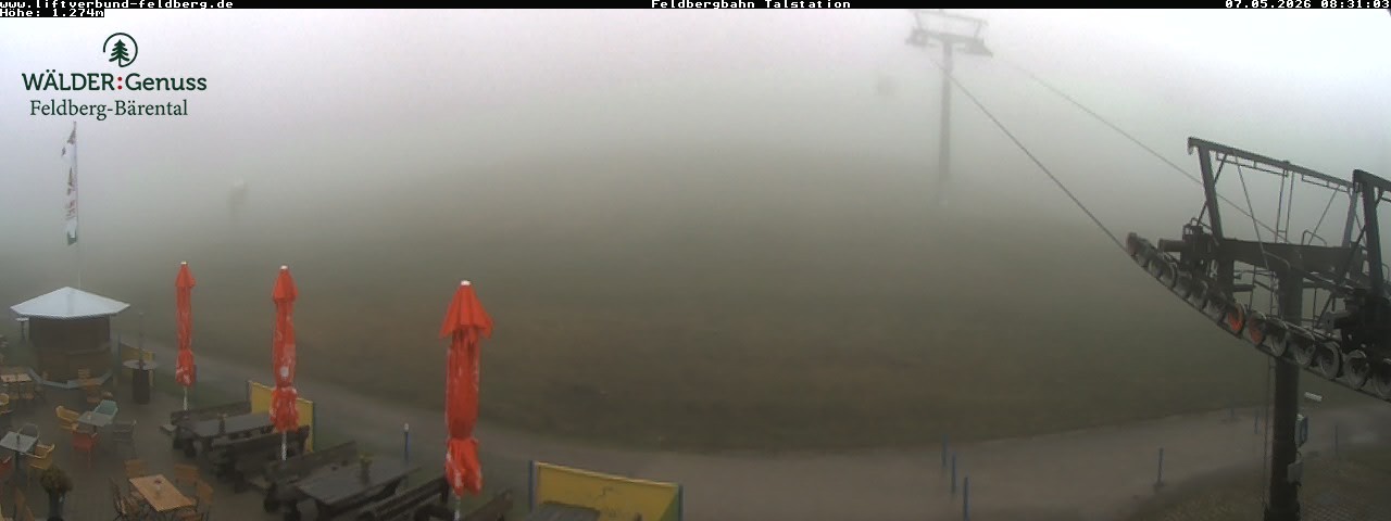 Archived image Webcam Feldberg Seebuck valley station