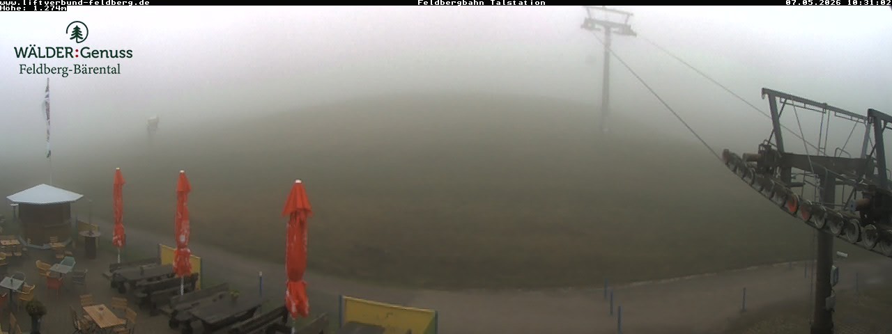 Archived image Webcam Feldberg Seebuck valley station