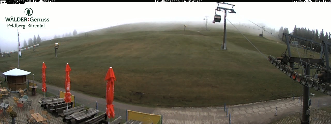 Archived image Webcam Feldberg Seebuck valley station