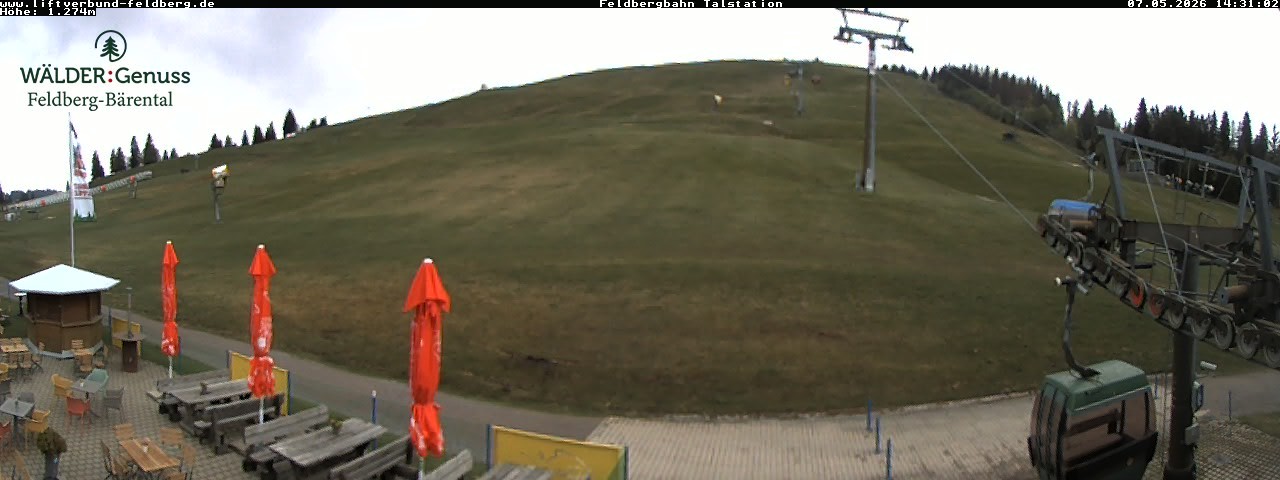 Archived image Webcam Feldberg Seebuck valley station