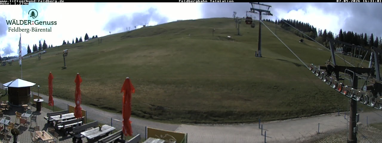 Archived image Webcam Feldberg Seebuck valley station