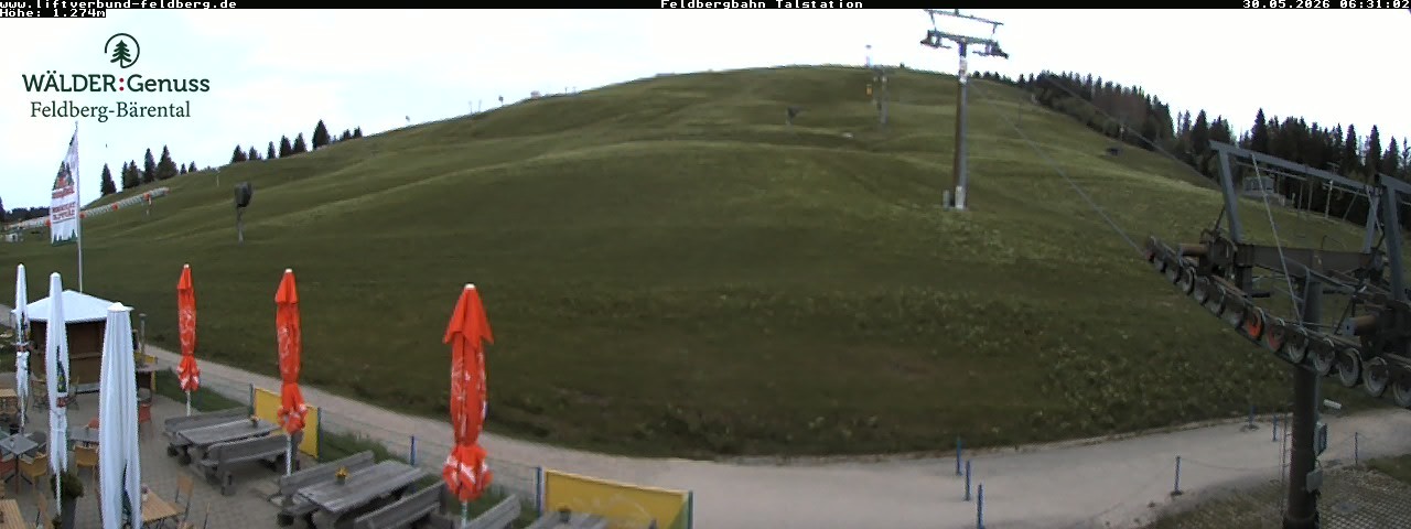 Archived image Webcam Feldberg Seebuck valley station