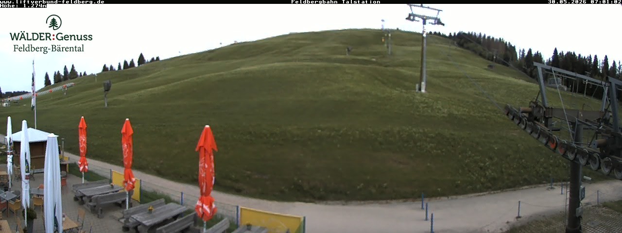 Archived image Webcam Feldberg Seebuck valley station
