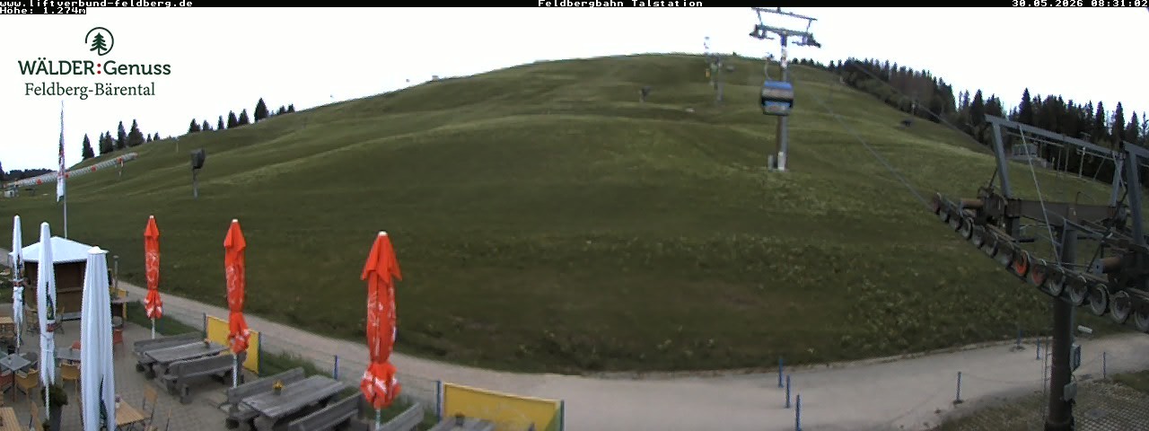 Archived image Webcam Feldberg Seebuck valley station