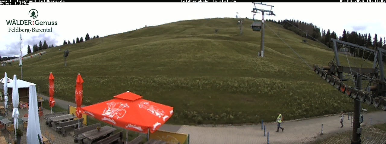 Archived image Webcam Feldberg Seebuck valley station