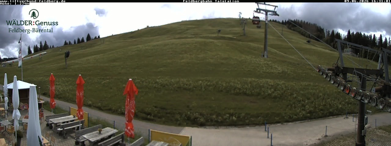 Archived image Webcam Feldberg Seebuck valley station