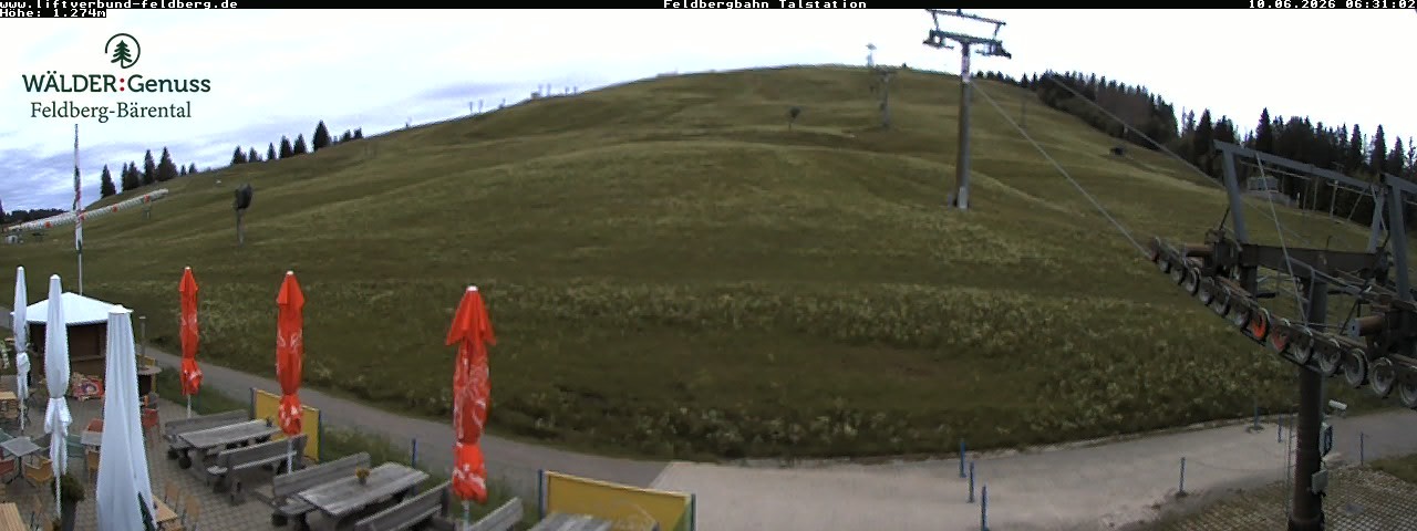 Archived image Webcam Feldberg Seebuck valley station