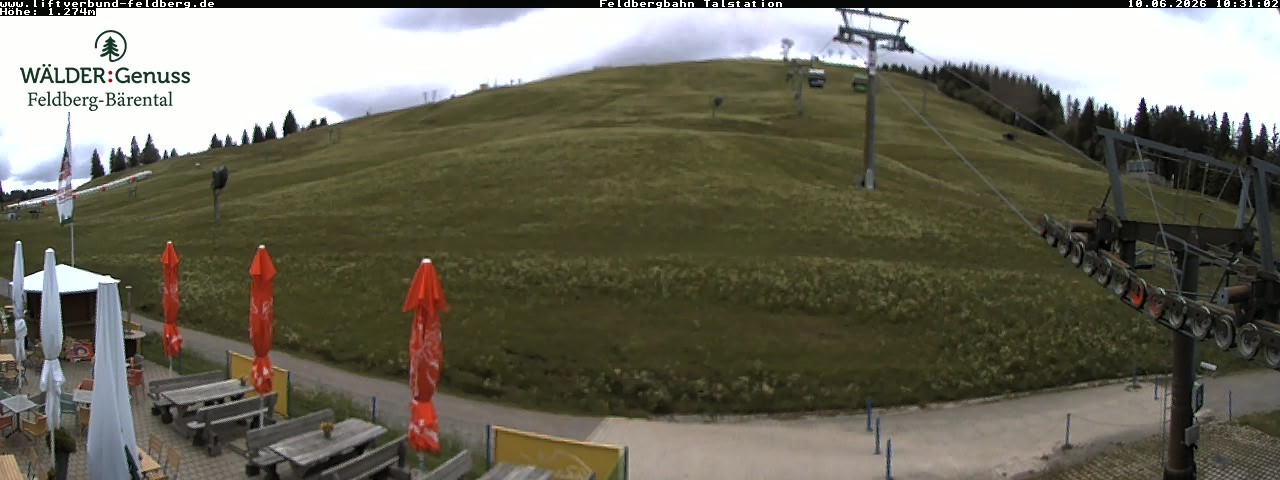 Archived image Webcam Feldberg Seebuck valley station