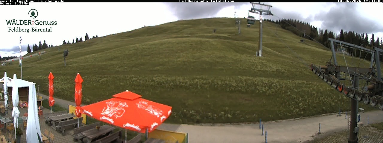 Archived image Webcam Feldberg Seebuck valley station
