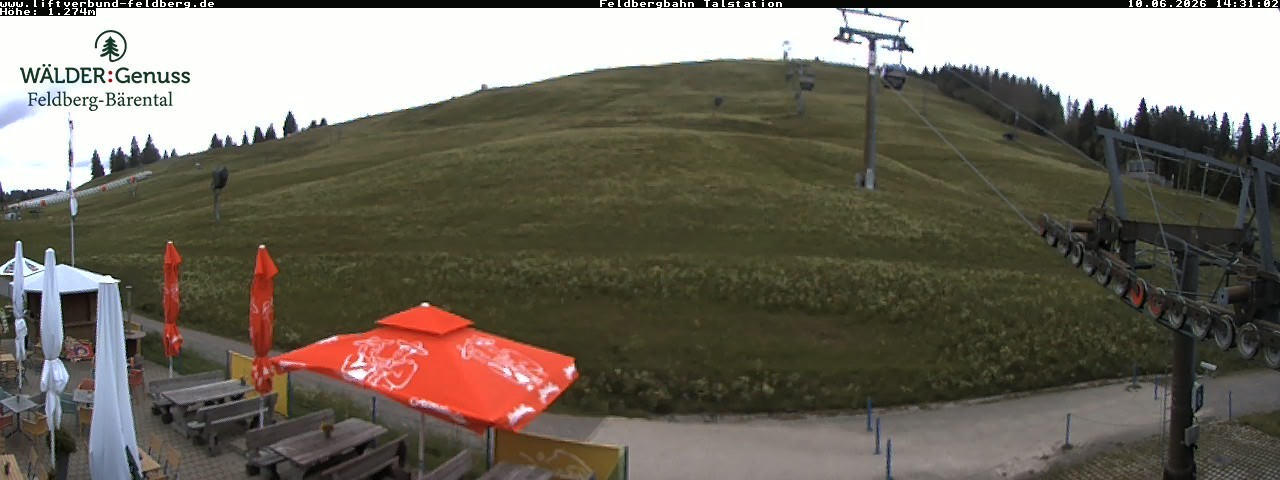 Archived image Webcam Feldberg Seebuck valley station