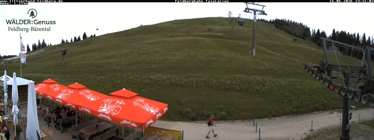 Archived image Webcam Feldberg Seebuck valley station