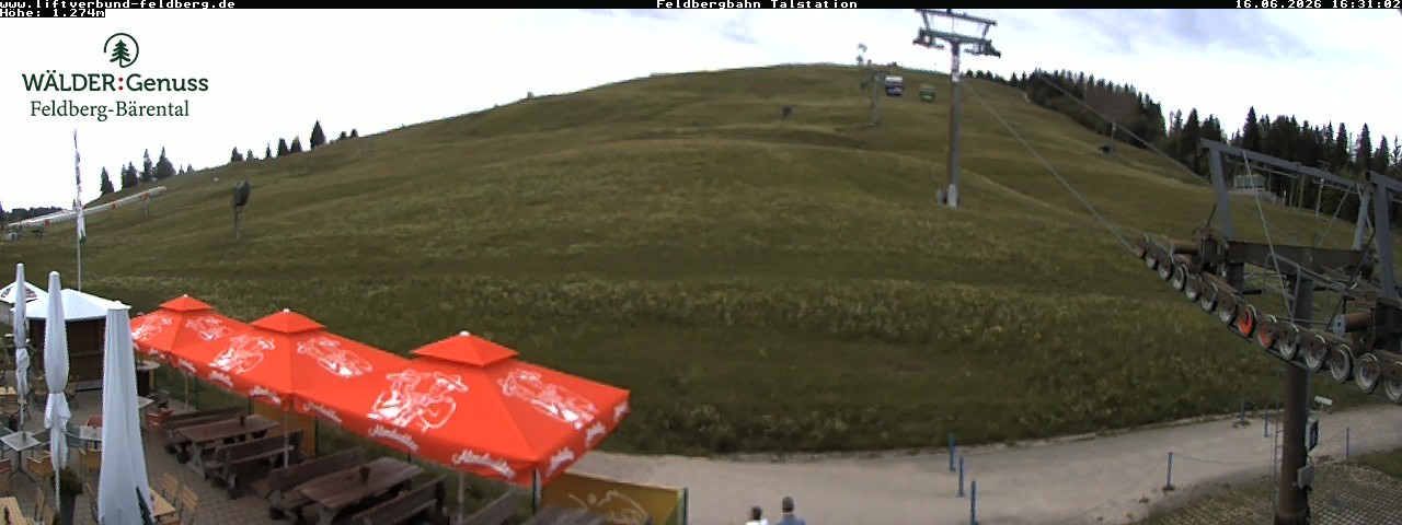 Archived image Webcam Feldberg Seebuck valley station