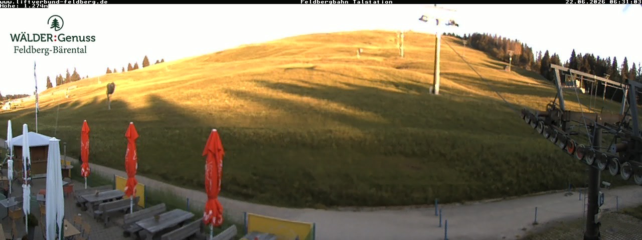 Archived image Webcam Feldberg Seebuck valley station