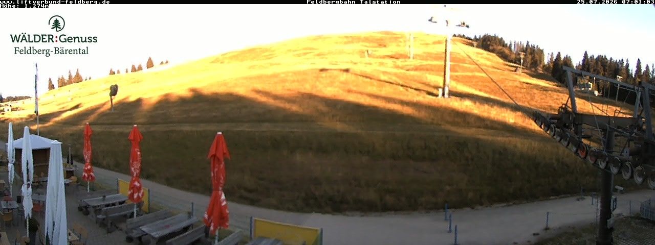 Archived image Webcam Feldberg Seebuck valley station