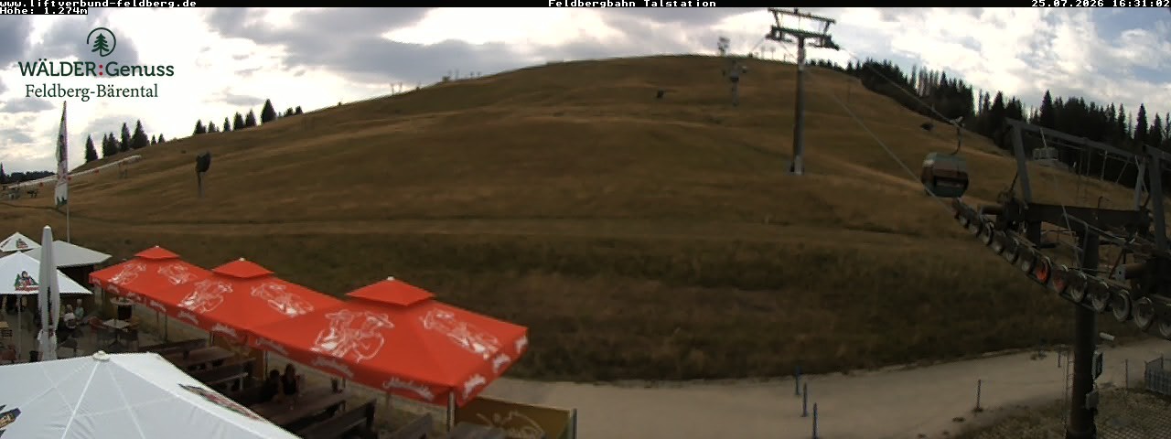Archived image Webcam Feldberg Seebuck valley station