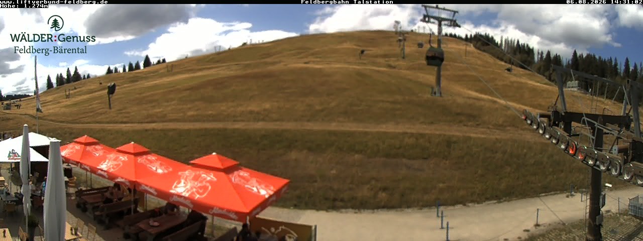 Archived image Webcam Feldberg Seebuck valley station