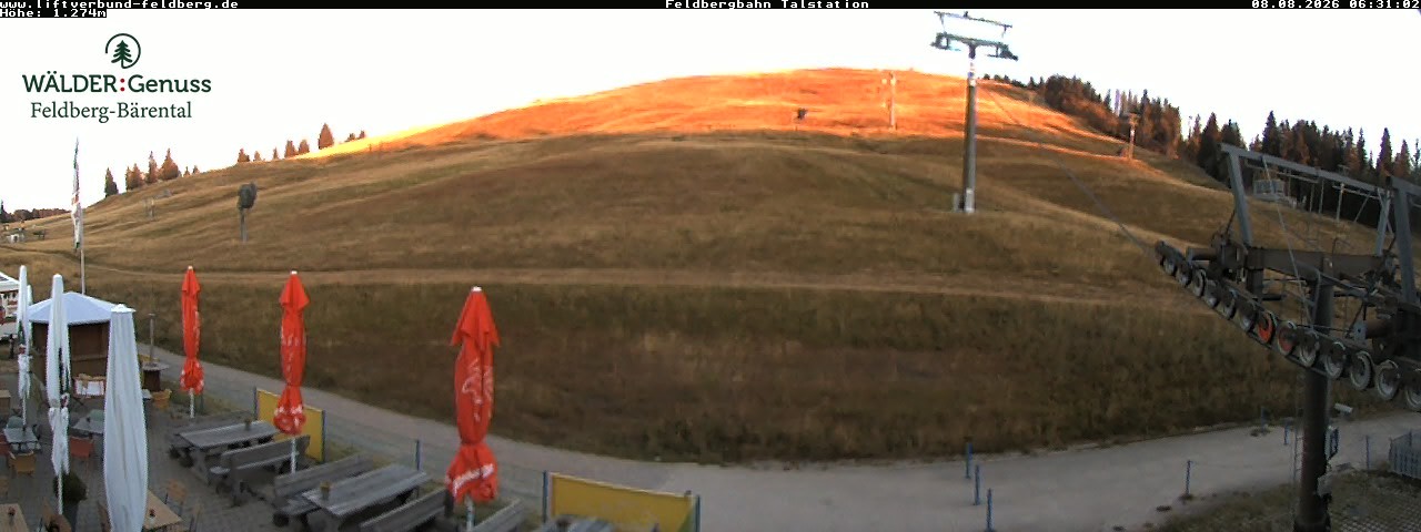Archived image Webcam Feldberg Seebuck valley station