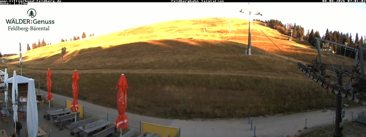 Archived image Webcam Feldberg Seebuck valley station