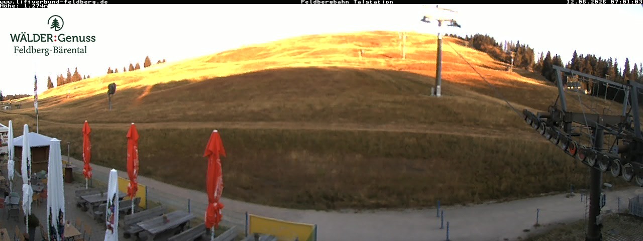 Archived image Webcam Feldberg Seebuck valley station