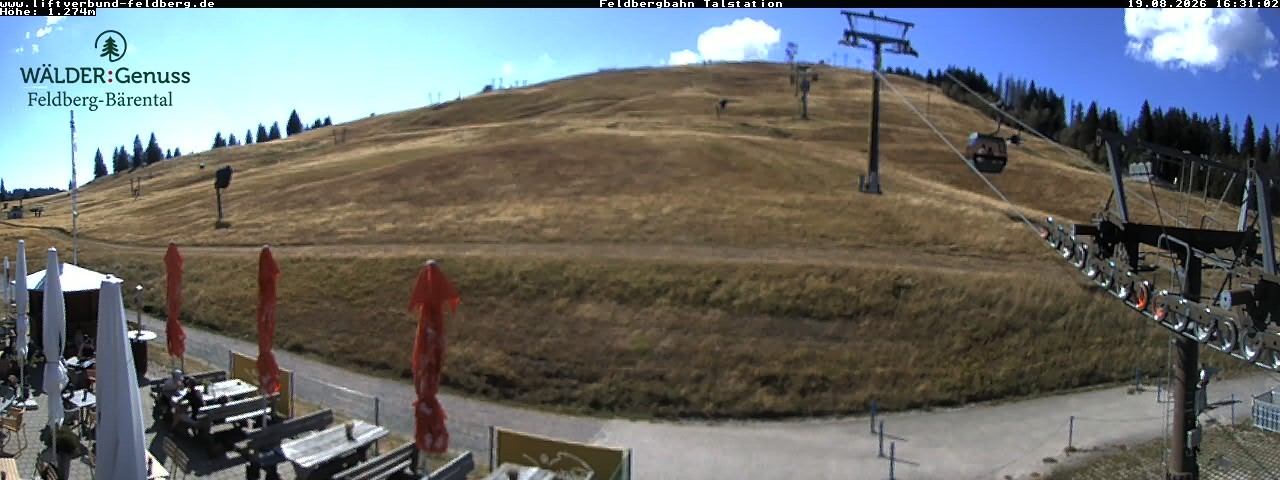 Archived image Webcam Feldberg Seebuck valley station