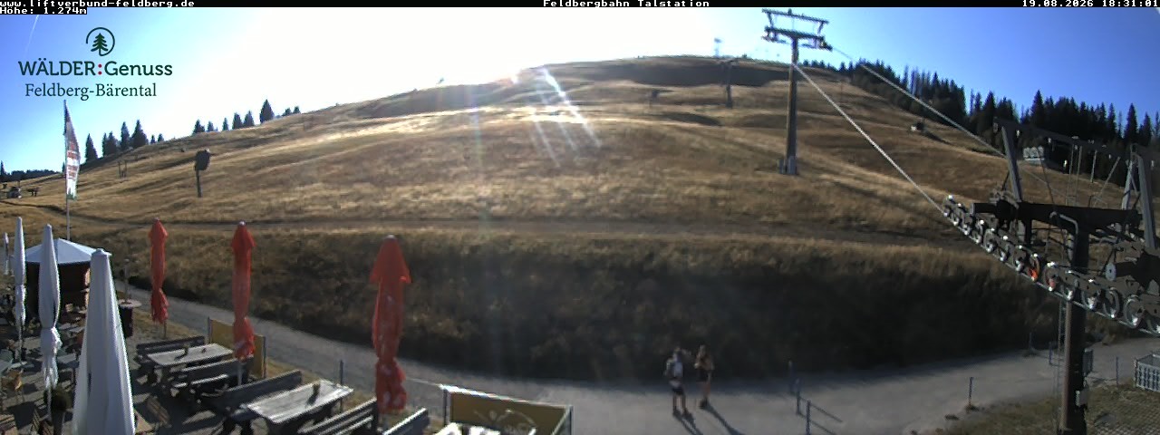 Archived image Webcam Feldberg Seebuck valley station